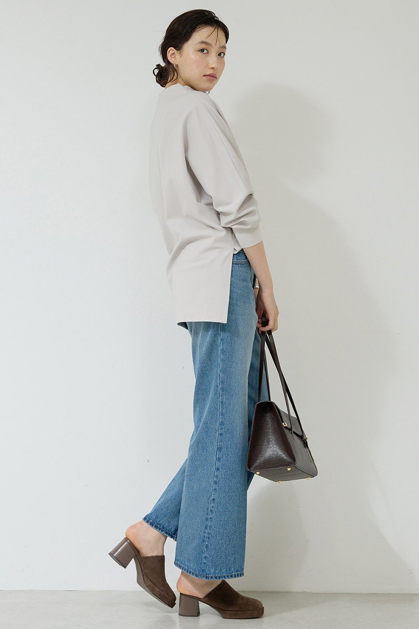 【ガリャルダガランテ/GALLARDAGALANTE】のボトルネックポンチプルオーバー 人気、トレンドファッション・服の通販 founy(ファニー) ファッション Fashion レディースファッション Fashion for Women トップス・カットソー Cut & Sew Tops シャツ・ブラウス・オフィスカジュアル Elegant Blouses & Button-Ups ロングTシャツ・Tシャツ Longline T-Shirts & Tees カジュアルプルオーバー・ニットトップス Pullovers & Knit Tops / Casual Pullovers カットソー・ベーシックTシャツ Cut-and-Sewn Tops / Stretch Tees & Basics シンプル Simple, Minimal スリット Slit, Slit Detail スリーブ Sleeve, Long Sleeve / Short Sleeve ボトルネック Bottle Neck, Mock Neck ロング Long, Long-Length エレガント 上品 Elegant 再入荷 Restock / Back in Stock other-7|ID: prp329100004703281 ipo3291000000033995283