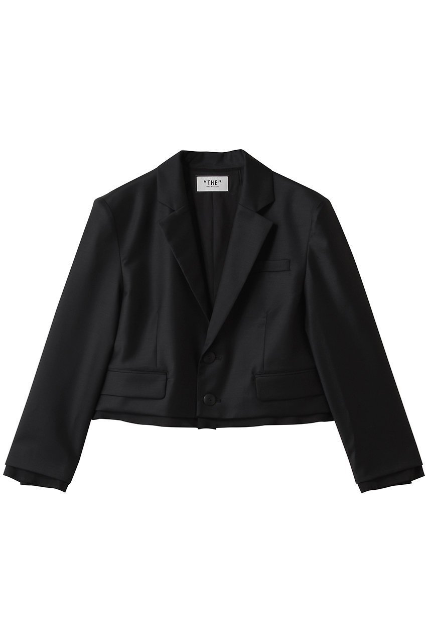 【サードマガジン/THIRD MAGAZINE】の#19 JACKET/ジャケット インテリア・キッズ・メンズ・レディースファッション・服の通販 founy(ファニー) 　ファッション　Fashion　レディースファッション　Fashion for Women　アウター　Coat / Outerwear Collection　レディースジャケット・軽アウター　Jackets　クロップド　Cropped, Short Length　シルク　Silk, 100% Silk　ジャケット　Jacket, Outerwear　セットアップ　Set-Up, Coordinated Outfit　ブラック|ID: prp329100004703284 ipo3291000000035725533