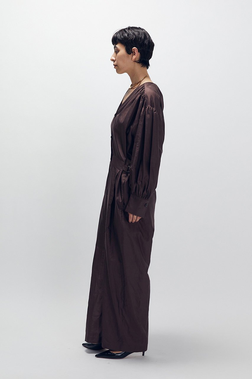 【プルミエ アロンディスモン/1er Arrondissement】のシルクコンビネゾン 人気、トレンドファッション・服の通販 founy(ファニー) ファッション Fashion レディースファッション Fashion for Women パンツ Pants & Trousers オーガンジー Organza Fabric ギャザー Gathered, Ruffled コンビネゾン Jumpsuit, All-in-One シルク Silk, 100% Silk リュクス Luxury, Elegant, High-End, Chic エレガント 上品 Elegant other-8|ID: prp329100004703297 ipo3291000000034168258