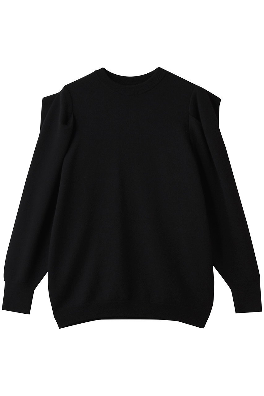 【プルミエ アロンディスモン/1er Arrondissement】の【LOWER】ニット インテリア・キッズ・メンズ・レディースファッション・服の通販 founy(ファニー) 　ファッション　Fashion　レディースファッション　Fashion for Women　トップス・カットソー　Cut & Sew Tops　ニット　Knit Tops & Sweaters　カジュアルプルオーバー・ニットトップス　Pullovers & Knit Tops / Casual Pullovers　新作・新入荷　New Arrivals / New In　ブラック|ID: prp329100004703301 ipo3291000000033963315