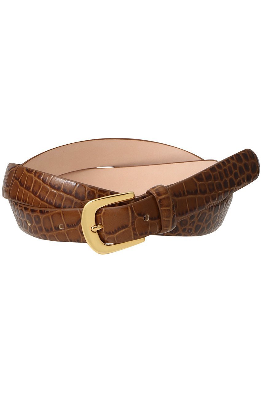 【プルミエ アロンディスモン/1er Arrondissement】の【ATELIER AMBOISE】型押しレザーベルト インテリア・キッズ・メンズ・レディースファッション・服の通販 founy(ファニー) ファッション Fashion レディースファッション Fashion for Women ベルト&ウエストマーク Belts & Waist Accessories なめらか Smooth, Silky Texture リュクス Luxury, Elegant, High-End, Chic ブラウン|ID: prp329100004703302 ipo3291000000035970454