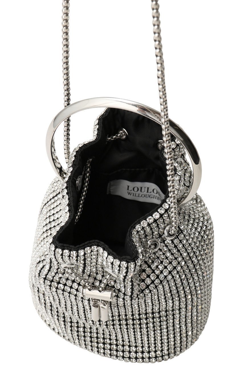 【アルアバイル/allureville】の【Loulou Willoughby】ビジュー巾着ショルダー A 大人の最旬トレンドファッション＆コーディネート founy(ファウニー) 　ファッション　Fashion　レディースファッション　Fashion for Women　バッグ　Bags　おすすめ　Recommended / Our Picks　アクセサリー　Fashion Accessories　ショルダー　Shoulder, Shoulder Strap　チェーン　Chain, Chain Strap　バケツ　Bucket, Bucket Style　パーティ　Party, Party Style　ビジュー　Bijou, Jewel-like Accent　メタル　Metal, Metal Parts　巾着　Drawstring Bag, Kinchaku　other-5|ID: prp329100004703306 ipo3291000000036533270
