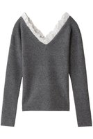【クラネ/CLANE】の2WAY FRILL V NECK KNIT TOPS/ニット 人気、トレンドファッション・服の通販 founy(ファニー) ファッション Fashion レディースファッション Fashion for Women トップス・カットソー Cut & Sew Tops ニット Knit Tops & Sweaters カジュアルプルオーバー・ニットトップス Pullovers & Knit Tops / Casual Pullovers フェミニン Feminine, Girly フリル Frill, Ruffle 新作・新入荷 New Arrivals / New In |ID:prp329100004703307