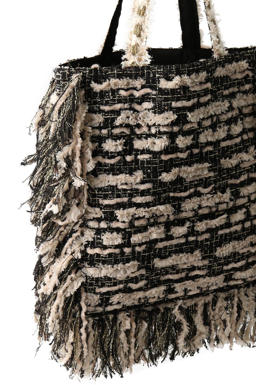 【ルール ロジェット/leur logette】のツイードフリンジバッグ 人気、トレンドファッション・服の通販 founy(ファニー) 　ファッション　Fashion　レディースファッション　Fashion for Women　バッグ　Bags　ツイード　Twill, Twill Weave　フランス　France, French　フリンジ　Fringe, Tassel　other-4|ID: prp329100004703308 ipo3291000000035625908