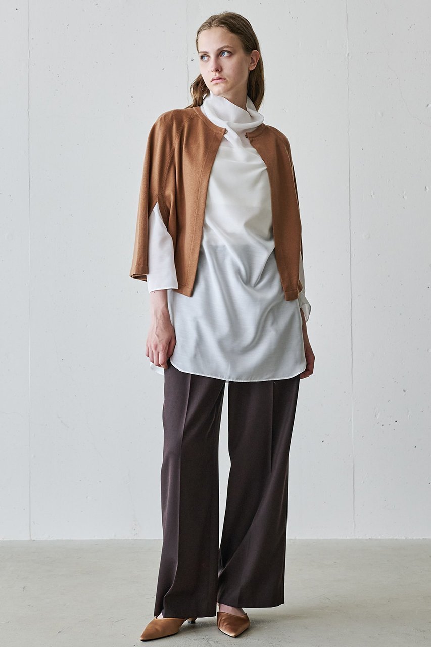 【ジェイドット/j.】のウルトラファインメリノマントカーディガン 人気、トレンドファッション・服の通販 founy(ファニー) ファッション Fashion レディースファッション Fashion for Women トップス・カットソー Cut & Sew Tops ニット Knit Tops & Sweaters カーディガン・羽織り Layered Style Cardigans カーディガン Cardigan, Knitwear シルケット Silket, Silky Cotton シンプル Simple, Minimal other-8|ID: prp329100004703315 ipo3291000000034016972