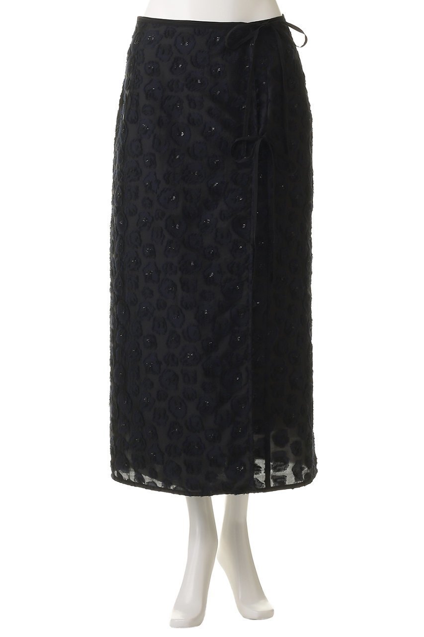 【デパリエ/DEPAREILLE】のラメフラワージャカードスカート 人気、トレンドファッション・服の通販 founy(ファニー) 　ファッション　Fashion　レディースファッション　Fashion for Women　スカート　Skirts　ロングスカート　Long Skirts / Maxi & Midi Skirts　おすすめ　Recommended / Our Picks　セットアップ　Set-Up, Coordinated Outfit　フラワー　Flower, Floral　ランダム　Random, Irregular　リボン　Ribbon, Bow　ロング　Long, Long-Length　other-2|ID: prp329100004703322 ipo3291000000035677984