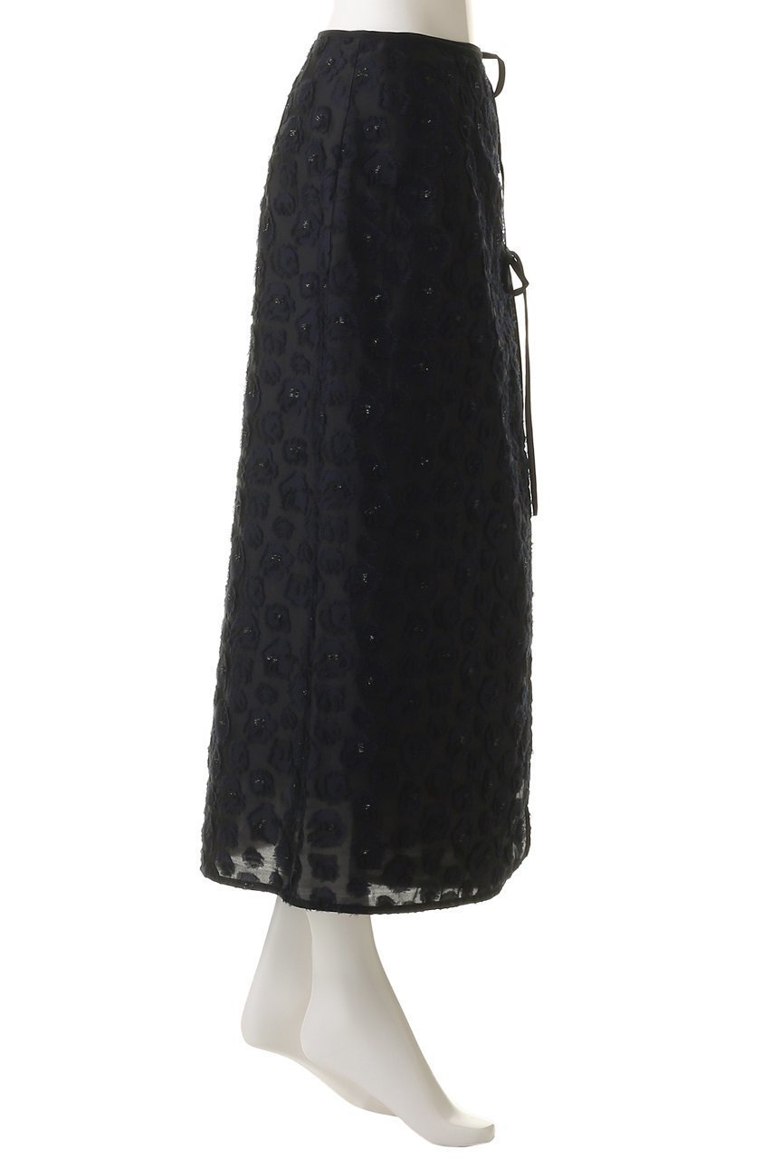 【デパリエ/DEPAREILLE】のラメフラワージャカードスカート 人気、トレンドファッション・服の通販 founy(ファニー) 　ファッション　Fashion　レディースファッション　Fashion for Women　スカート　Skirts　ロングスカート　Long Skirts / Maxi & Midi Skirts　おすすめ　Recommended / Our Picks　セットアップ　Set-Up, Coordinated Outfit　フラワー　Flower, Floral　ランダム　Random, Irregular　リボン　Ribbon, Bow　ロング　Long, Long-Length　other-3|ID: prp329100004703322 ipo3291000000035677985