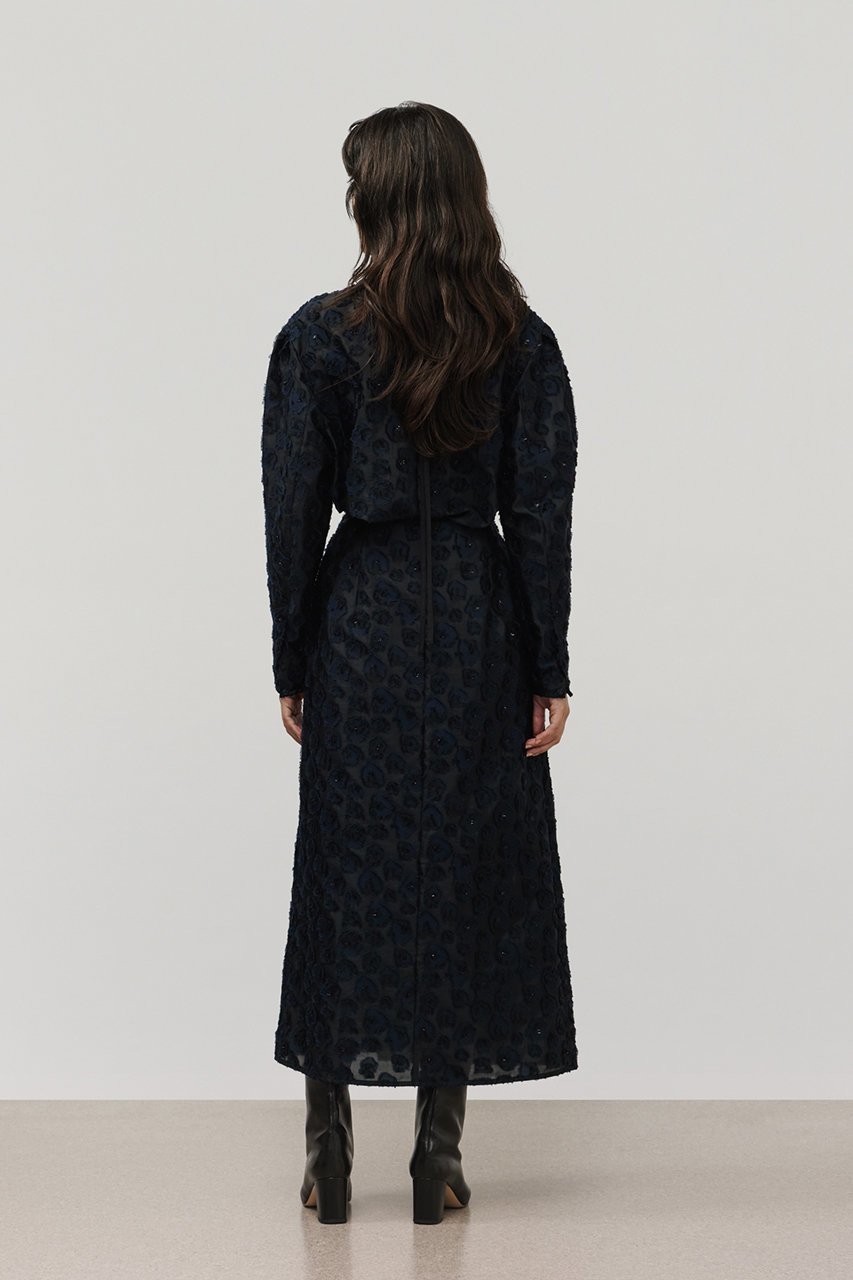 【デパリエ/DEPAREILLE】のラメフラワージャカードスカート 人気、トレンドファッション・服の通販 founy(ファニー) 　ファッション　Fashion　レディースファッション　Fashion for Women　スカート　Skirts　ロングスカート　Long Skirts / Maxi & Midi Skirts　おすすめ　Recommended / Our Picks　セットアップ　Set-Up, Coordinated Outfit　フラワー　Flower, Floral　ランダム　Random, Irregular　リボン　Ribbon, Bow　ロング　Long, Long-Length　other-7|ID: prp329100004703322 ipo3291000000035677993