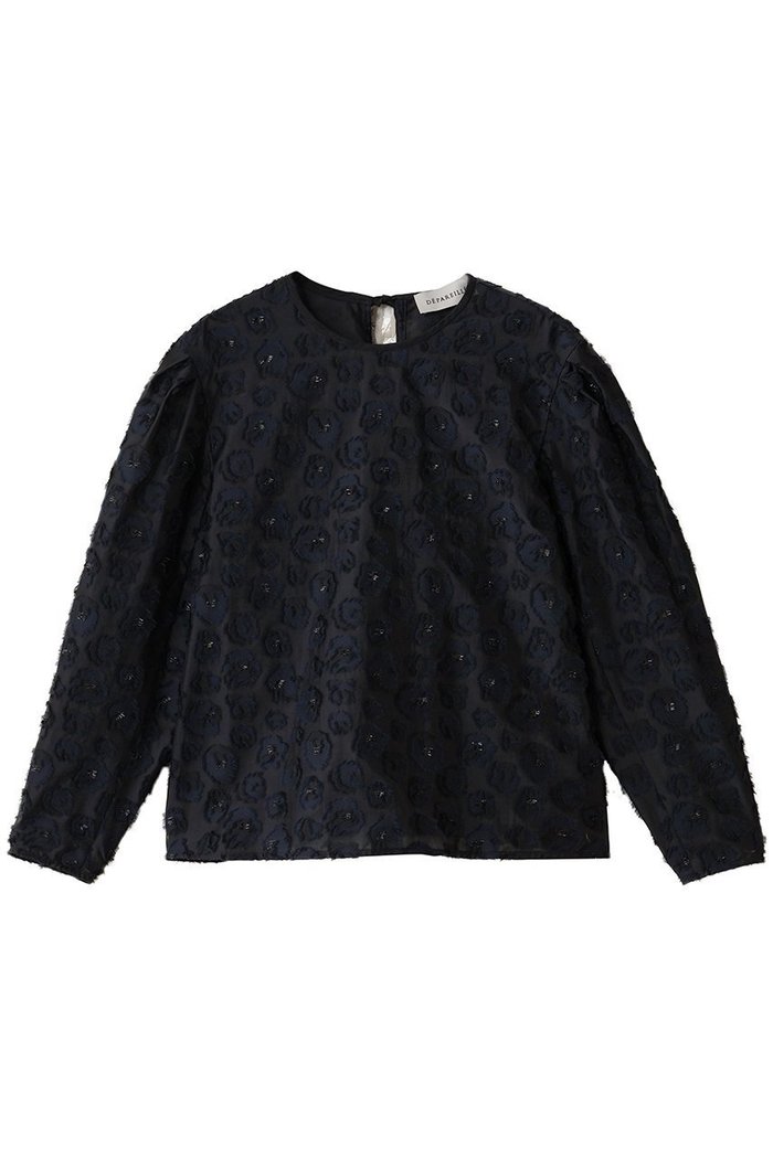 【デパリエ/DEPAREILLE】のラメフラワージャカードブラウス インテリア・キッズ・メンズ・レディースファッション・服の通販 founy(ファニー) https://founy.com/ ファッション Fashion レディースファッション Fashion for Women トップス・カットソー Cut & Sew Tops シャツ・ブラウス・オフィスカジュアル Elegant Blouses & Button-Ups おすすめ Recommended / Our Picks スリット Slit, Slit Detail スリーブ Sleeve, Long Sleeve / Short Sleeve セットアップ Set-Up, Coordinated Outfit パーティ Party, Party Style フラワー Flower, Floral ランダム Random, Irregular リボン Ribbon, Bow ロング Long, Long-Length |ID: prp329100004703323 ipo3291000000035382216