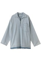 【クラネ/CLANE】のDENIM OVER SKIPPER SHIRTS/シャツ/ブラウス BLUE|ID: prp329100004703327 ipo3291000000036065791