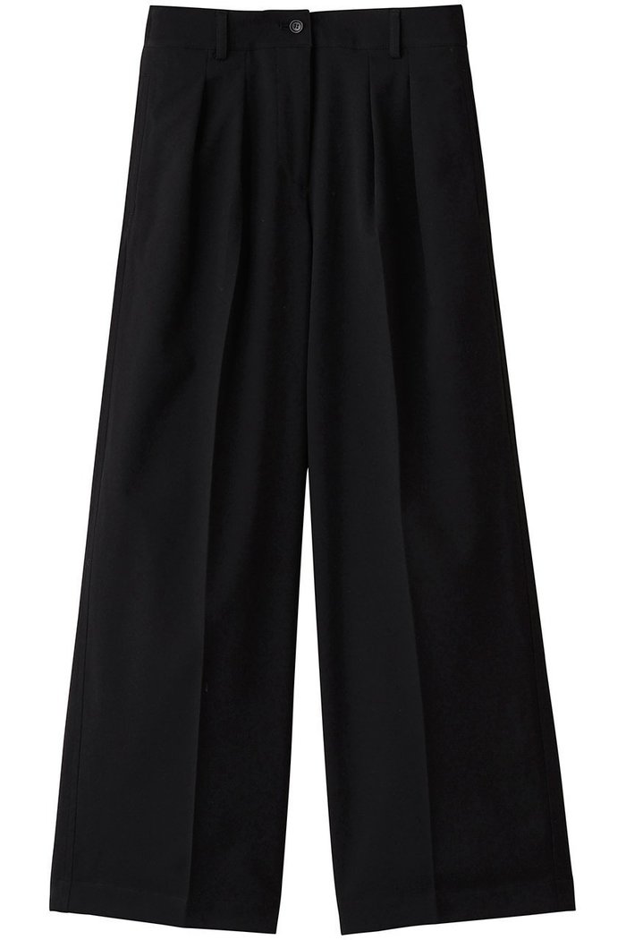 【エリオポール/heliopole】のタックストレートパンツ インテリア・キッズ・メンズ・レディースファッション・服の通販 founy(ファニー) https://founy.com/ ファッション Fashion レディースファッション Fashion for Women パンツ Pants & Trousers ストレート Straight, Straight Cut スマート Smart, Elegant センター Center, Center Line エレガント 上品 Elegant |ID: prp329100004703332 ipo3291000000033963594