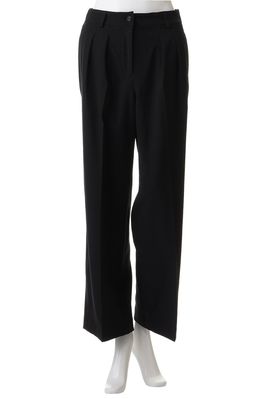 【エリオポール/heliopole】のタックストレートパンツ 人気、トレンドファッション・服の通販 founy(ファニー) 　ファッション　Fashion　レディースファッション　Fashion for Women　パンツ　Pants & Trousers　ストレート　Straight, Straight Cut　スマート　Smart, Elegant　センター　Center, Center Line　エレガント 上品　Elegant　other-2|ID: prp329100004703332 ipo3291000000035527639