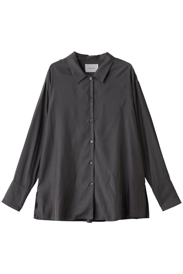 【ミディウミソリッド/MIDIUMISOLID】のリラックスキュプラシャツ インテリア・キッズ・メンズ・レディースファッション・服の通販 founy(ファニー) https://founy.com/ ファッション Fashion レディースファッション Fashion for Women トップス・カットソー Cut & Sew Tops シャツ・ブラウス・オフィスカジュアル Elegant Blouses & Button-Ups とろみ Fluid, Flowy Fabric なめらか Smooth, Silky Texture カフス Cuff Design キュプラ Cupro, Eco Fabric シンプル Simple, Minimal スリーブ Sleeve, Long Sleeve / Short Sleeve ロング Long, Long-Length |ID: prp329100004703339 ipo3291000000033963661