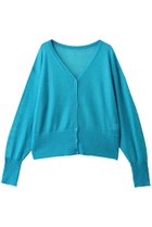 【スリー ドッツ/three dots】のスーパーキッドモヘヤミックス カーディガン ターコイズ|ID: prp329100004703343 ipo3291000000036065815