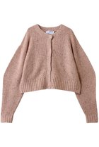 【スリー ドッツ/three dots】のヴィンテージメランジ カーディガン コッパーミックス|ID:prp329100004703346
