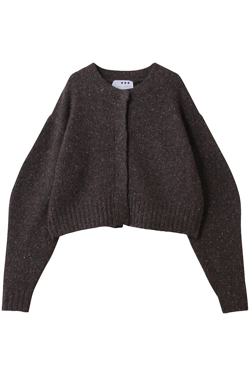 【スリー ドッツ/three dots】のヴィンテージメランジ カーディガン インテリア・キッズ・メンズ・レディースファッション・服の通販 founy(ファニー) 　ファッション　Fashion　レディースファッション　Fashion for Women　トップス・カットソー　Cut & Sew Tops　ニット　Knit Tops & Sweaters　カーディガン・羽織り　Layered Style Cardigans　おすすめ　Recommended / Our Picks　カラフル　Colorful Design　カーディガン　Cardigan, Knitwear　スリット　Slit, Slit Detail　ネップ　Nepp, Slub Yarn　新作・新入荷　New Arrivals / New In　秋　Autumn　ブラックミックス|ID: prp329100004703346 ipo3291000000033963707