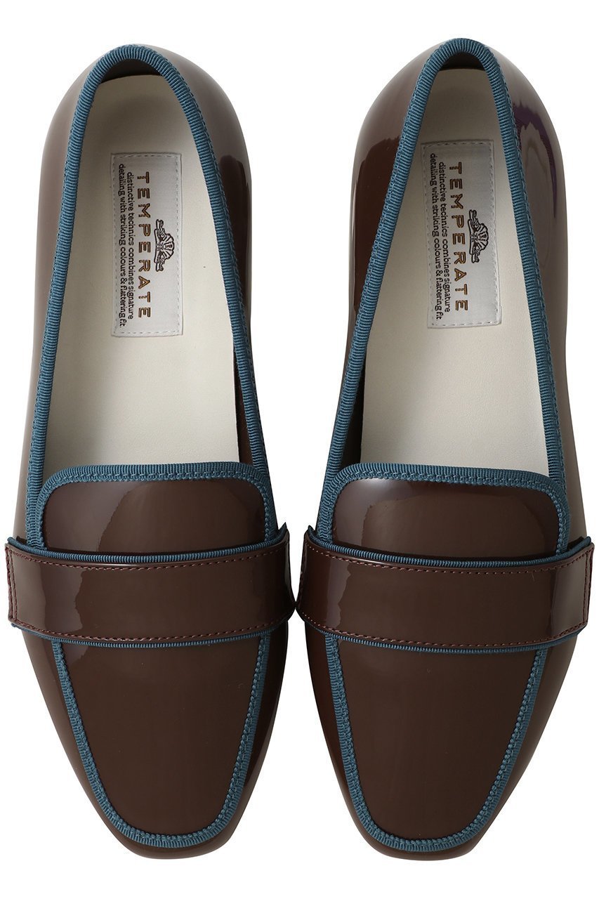 【テンパレイト/TEMPERATE】のIVY バイカラースリッポン(レイン対応) インテリア・キッズ・メンズ・レディースファッション・服の通販 founy(ファニー) 　ファッション　Fashion　レディースファッション　Fashion for Women　シューズ　Shoes, Footwear　スリッポン　Slip-On, Loafer　マニッシュ　Mannish, Boyish　ラバー　Rubber, Rubber Sole　レイン　Rain, Rainproof　エレガント 上品　Elegant　ブラウン|ID: prp329100004703354 ipo3291000000035625949