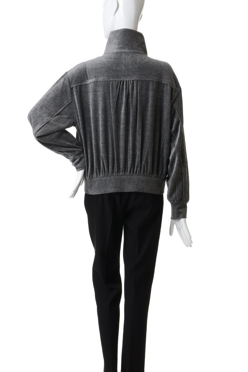 【スリー ドッツ/three dots】のコットンベロア ジップアップブルゾン 人気、トレンドファッション・服の通販 founy(ファニー) 　ファッション　Fashion　レディースファッション　Fashion for Women　アウター　Coat / Outerwear Collection　レディースジャケット・軽アウター　Jackets　ブルゾンジャケット・スポーティアウター　Blouson Jackets　ギャザー　Gathered, Ruffled　ジャケット　Jacket, Outerwear　スポーティ　Sporty, Casual Athletic　ブルゾン　Blouson, Bomber Jacket　ベロア　Velour, Soft Velvet　新作・新入荷　New Arrivals / New In　other-4|ID: prp329100004703356 ipo3291000000033963782