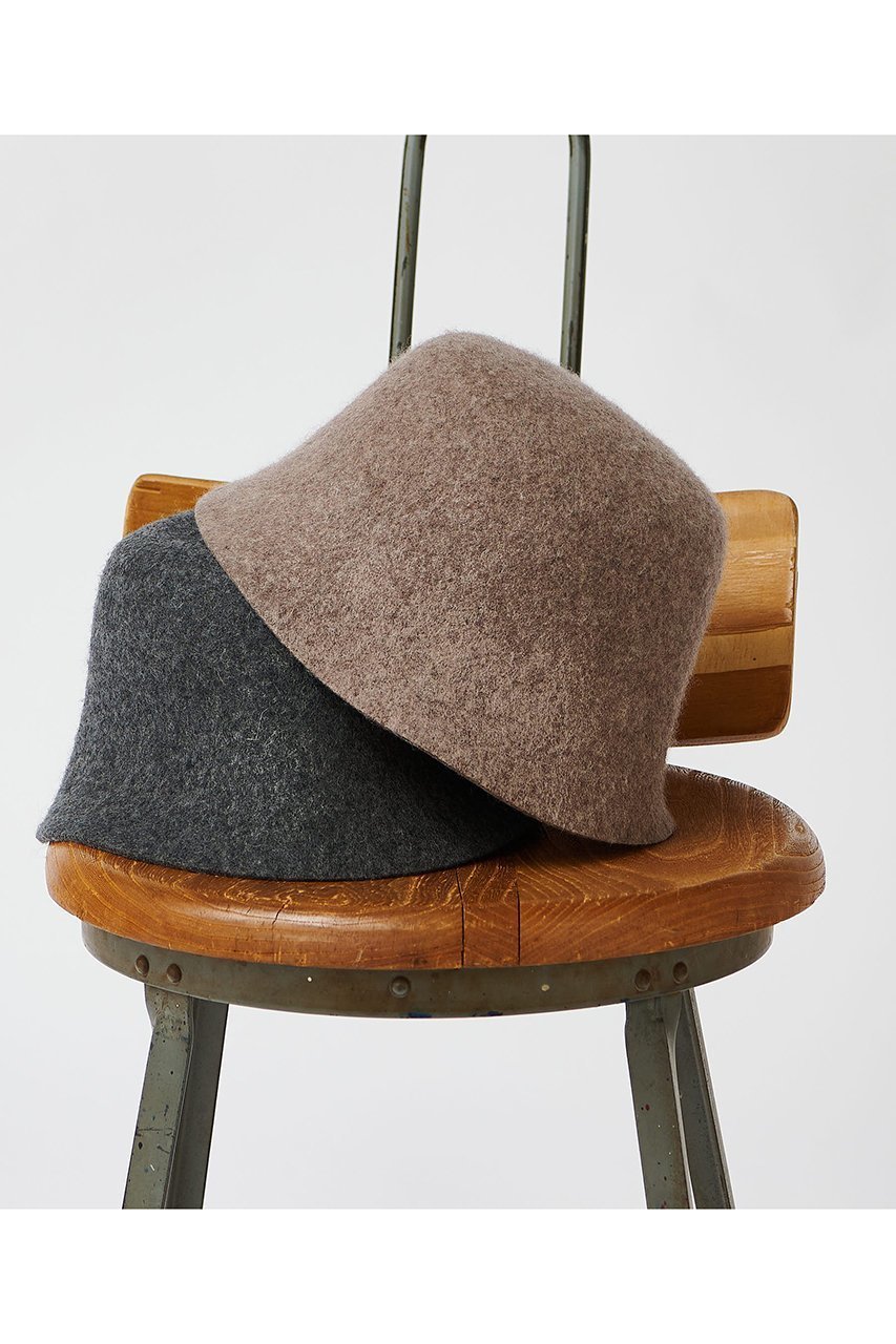 【ウィムガゼット/Whim Gazette】の【THE PAUSE】ウールフェルトハット インテリア・キッズ・メンズ・レディースファッション・服の通販 founy(ファニー) 　ファッション　Fashion　レディースファッション　Fashion for Women　キャップ&ハット　Hats & Caps　グラデーション　Gradient, Ombre　シンプル　Simple, Minimal　トレンド　Trend, Trending Now　フェルト　Felt, Felt Fabric　ワーク　Workwear, Utility Style　ヴィンテージ　Vintage Style　帽子　Hat, Headwear　モカ|ID: prp329100004703570 ipo3291000000035563803