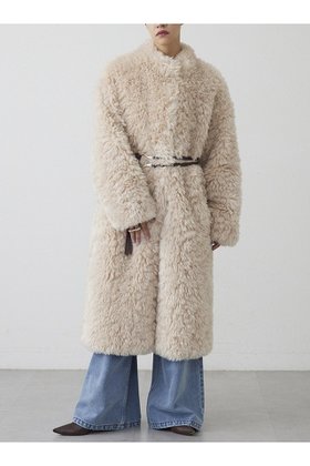 【ウィムガゼット/Whim Gazette】 【THE PAUSE】フェイクファーロングコート人気、トレンドファッション・服の通販 founy(ファニー) ファッション Fashion レディースファッション Fashion for Women アウター Coat / Outerwear Collection コート・ロングコート・ピーコート Long Coats, Peacoats & More シンプル Simple, Minimal スタンド Stand Collar, Upright Stand バランス Balance, Style Balance ボンディング Bonding, Bonded Fabric ランダム Random, Irregular ロング Long, Long-Length 新作・新入荷 New Arrivals / New In |ID:prp329100004703572