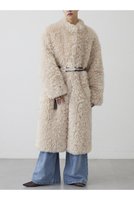 【ウィムガゼット/Whim Gazette】の【THE PAUSE】フェイクファーロングコート 人気、トレンドファッション・服の通販 founy(ファニー) ファッション Fashion レディースファッション Fashion for Women アウター Coat / Outerwear Collection コート・ロングコート・ピーコート Long Coats, Peacoats & More シンプル Simple, Minimal スタンド Stand Collar, Upright Stand バランス Balance, Style Balance ボンディング Bonding, Bonded Fabric ランダム Random, Irregular ロング Long, Long-Length 新作・新入荷 New Arrivals / New In |ID:prp329100004703572