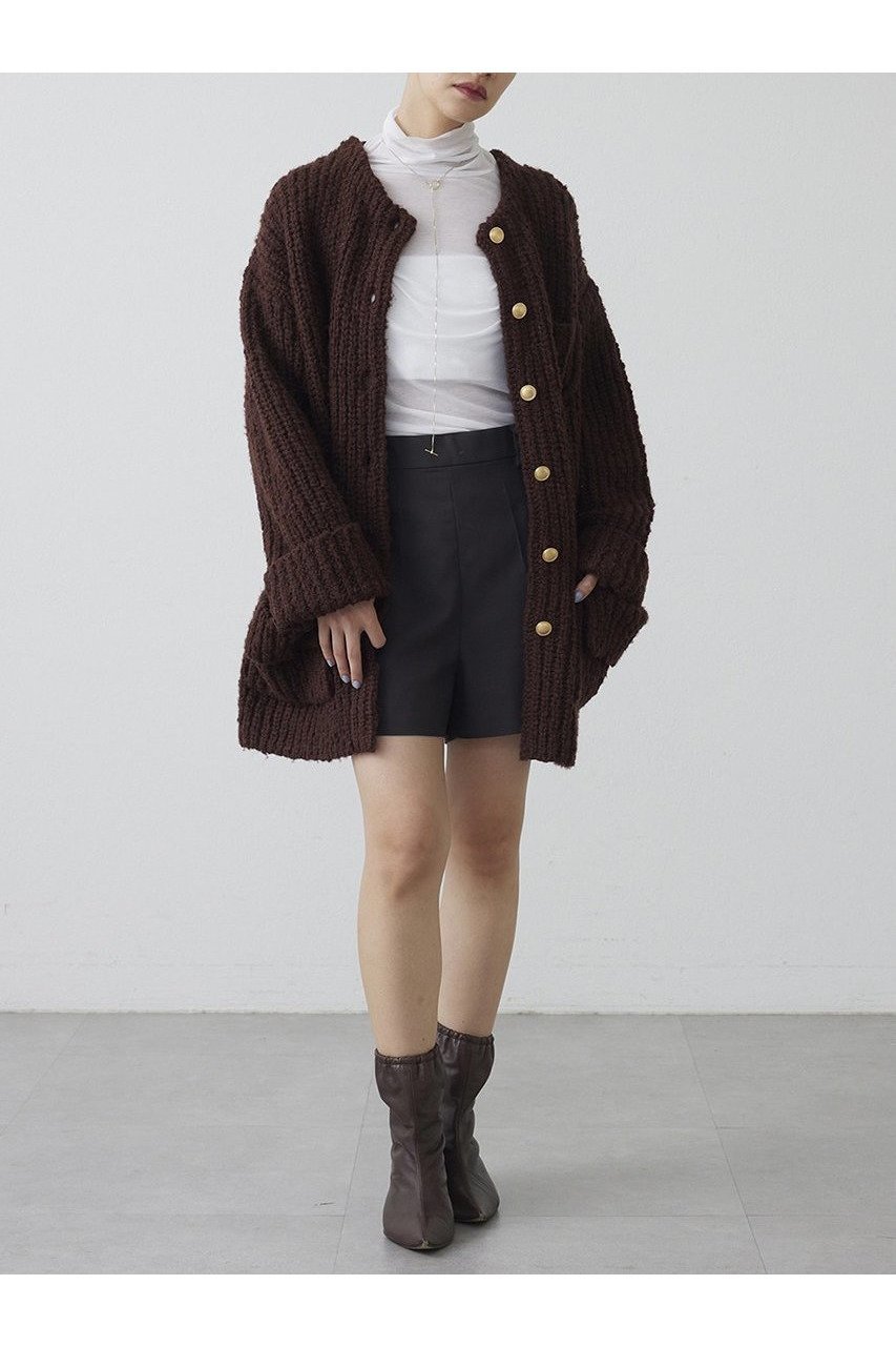 【ウィムガゼット/Whim Gazette】の【THE PAUSE】ニットボタンジャケット 人気、トレンドファッション・服の通販 founy(ファニー) 　ファッション　Fashion　レディースファッション　Fashion for Women　アウター　Coat / Outerwear Collection　レディースジャケット・軽アウター　Jackets　おすすめ　Recommended / Our Picks　クラシカル　Classical, Vintage-Inspired　シンプル　Simple, Minimal　ジャケット　Jacket, Outerwear　セットアップ　Set-Up, Coordinated Outfit　フロント　Front, Front Design　ボトム　Bottoms, Lower Wear　ポケット　Pocket, Pocket Detail　ミックス　Mix, Mixed Style　冬　Winter / This Winter　新作・新入荷　New Arrivals / New In　秋　Autumn　other-4|ID: prp329100004703574 ipo3291000000033965417