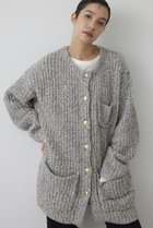 【ウィムガゼット/Whim Gazette】の【THE PAUSE】ニットボタンジャケット グレー|ID: prp329100004703574 ipo3291000000036048850