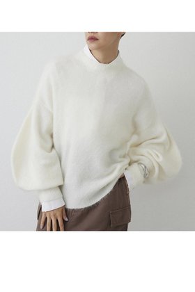 【ウィムガゼット/Whim Gazette】の【THE PAUSE】バレルスリーブニット 人気、トレンドファッション・服の通販 founy(ファニー) ファッション Fashion レディースファッション Fashion for Women トップス・カットソー Cut & Sew Tops ニット Knit Tops & Sweaters カジュアルプルオーバー・ニットトップス Pullovers & Knit Tops / Casual Pullovers おすすめ Recommended / Our Picks イエロー Yellow エアリー Airy Texture スリーブ Sleeve, Long Sleeve / Short Sleeve トレンド Trend, Trending Now モックネック Mock Neck, Short Turtleneck エレガント 上品 Elegant 新作・新入荷 New Arrivals / New In |ID:prp329100004703575