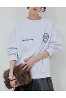 【ガリャルダガランテ/GALLARDAGALANTE】の【GOOD ROCK SPEED】YALEスウェット 人気、トレンドファッション・服の通販 founy(ファニー) ファッション Fashion レディースファッション Fashion for Women トップス・カットソー Cut & Sew Tops シャツ・ブラウス・オフィスカジュアル Elegant Blouses & Button-Ups レディースパーカー・カジュアルフーディー Casual Hoodies & Sweatshirts ロングTシャツ・Tシャツ Longline T-Shirts & Tees スウェット・クルーネックトップス Sweatshirts & Crewnecks / Relaxed Fit Sweat Tops カットソー・ベーシックTシャツ Cut-and-Sewn Tops / Stretch Tees & Basics スウェット / スエット Sweatshirt, Sweatwear スラックス Slacks, Dress Pants デニム Denim, Jeans Material プリント Print, Printed Pattern 定番 Standard, Basic Item 新作・新入荷 New Arrivals / New In 長袖 Long Sleeve, Full Sleeve |ID:prp329100004703581