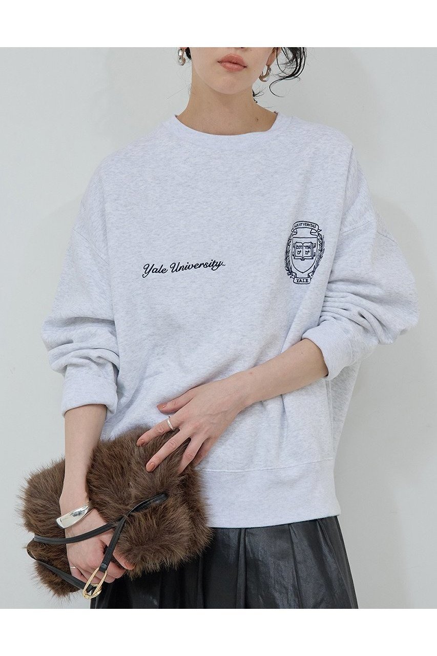 【ガリャルダガランテ/GALLARDAGALANTE】の【GOOD ROCK SPEED】YALEスウェット 人気、トレンドファッション・服の通販 founy(ファニー) 　ファッション　Fashion　レディースファッション　Fashion for Women　トップス・カットソー　Cut & Sew Tops　シャツ・ブラウス・オフィスカジュアル　Elegant Blouses & Button-Ups　レディースパーカー・カジュアルフーディー　Casual Hoodies & Sweatshirts　ロングTシャツ・Tシャツ　Longline T-Shirts & Tees　スウェット・クルーネックトップス　Sweatshirts & Crewnecks / Relaxed Fit Sweat Tops　カットソー・ベーシックTシャツ　Cut-and-Sewn Tops / Stretch Tees & Basics　スウェット / スエット　Sweatshirt, Sweatwear　スラックス　Slacks, Dress Pants　デニム　Denim, Jeans Material　プリント　Print, Printed Pattern　定番　Standard, Basic Item　新作・新入荷　New Arrivals / New In　長袖　Long Sleeve, Full Sleeve　 other-1|ID: prp329100004703581 ipo3291000000033965476