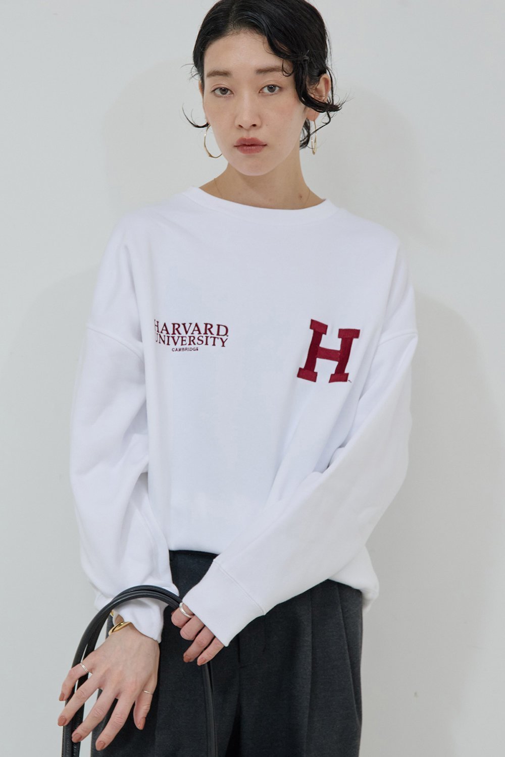 【ガリャルダガランテ/GALLARDAGALANTE】の【GOOD ROCK SPEED】HARVARDスウェット 人気、トレンドファッション・服の通販 founy(ファニー) 　ファッション　Fashion　レディースファッション　Fashion for Women　トップス・カットソー　Cut & Sew Tops　シャツ・ブラウス・オフィスカジュアル　Elegant Blouses & Button-Ups　レディースパーカー・カジュアルフーディー　Casual Hoodies & Sweatshirts　ロングTシャツ・Tシャツ　Longline T-Shirts & Tees　スウェット・クルーネックトップス　Sweatshirts & Crewnecks / Relaxed Fit Sweat Tops　カットソー・ベーシックTシャツ　Cut-and-Sewn Tops / Stretch Tees & Basics　スウェット / スエット　Sweatshirt, Sweatwear　スラックス　Slacks, Dress Pants　デニム　Denim, Jeans Material　プリント　Print, Printed Pattern　定番　Standard, Basic Item　新作・新入荷　New Arrivals / New In　長袖　Long Sleeve, Full Sleeve　other-5|ID: prp329100004703582 ipo3291000000033965489