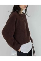 【ガリャルダガランテ/GALLARDAGALANTE】のファーボートネックプルオーバー 人気、トレンドファッション・服の通販 founy(ファニー) ファッション Fashion レディースファッション Fashion for Women トップス・カットソー Cut & Sew Tops ニット Knit Tops & Sweaters カジュアルプルオーバー・ニットトップス Pullovers & Knit Tops / Casual Pullovers おすすめ Recommended / Our Picks サロペット Overalls, Salopette 新作・新入荷 New Arrivals / New In |ID:prp329100004703583