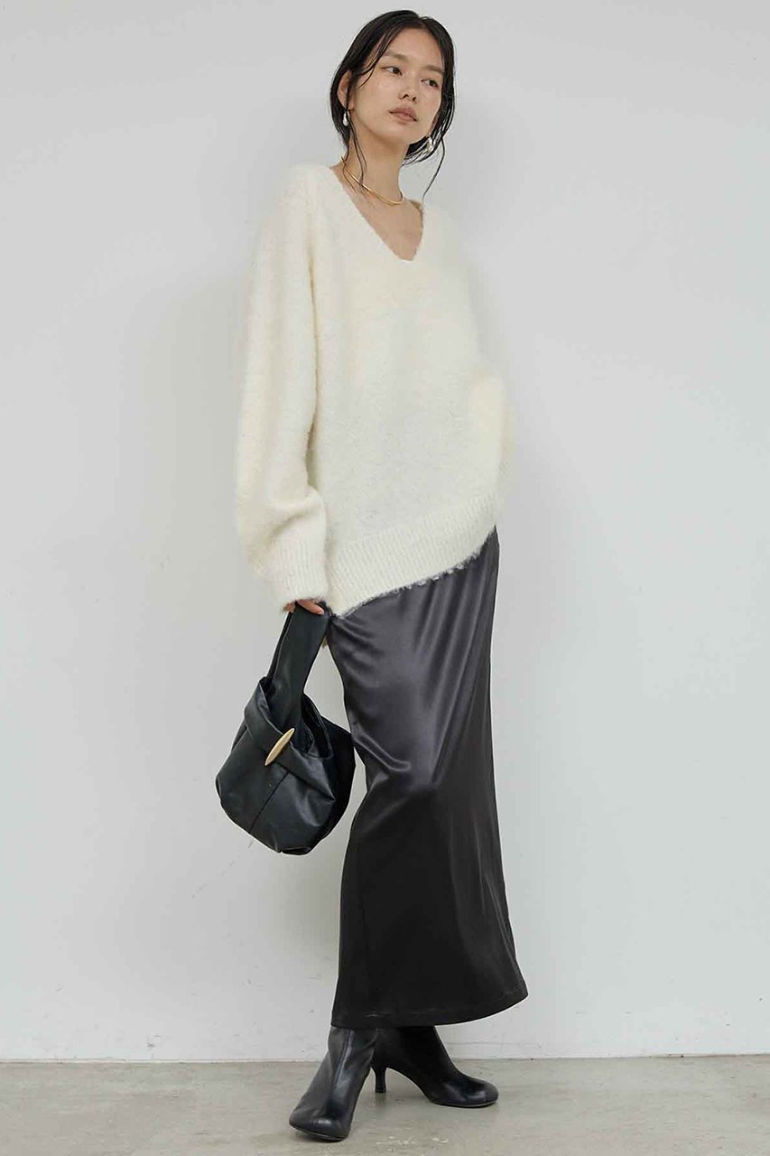 【ガリャルダガランテ/GALLARDAGALANTE】のストレッチサテンタイトスカート 人気、トレンドファッション・服の通販 founy(ファニー) 　ファッション　Fashion　レディースファッション　Fashion for Women　スカート　Skirts　ロングスカート　Long Skirts / Maxi & Midi Skirts　サテン　Satin, Glossy Fabric　ストレッチ　Stretch, Stretchy Fabric　ポケット　Pocket, Pocket Detail　ロング　Long, Long-Length　A/W・秋冬　Autumn/Winter　other-3|ID: prp329100004703585 ipo3291000000035630693