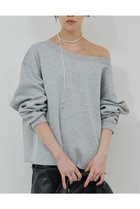 【ガリャルダガランテ/GALLARDAGALANTE】のボートネックスウェット 人気、トレンドファッション・服の通販 founy(ファニー) ファッション Fashion レディースファッション Fashion for Women トップス・カットソー Cut & Sew Tops シャツ・ブラウス・オフィスカジュアル Elegant Blouses & Button-Ups レディースパーカー・カジュアルフーディー Casual Hoodies & Sweatshirts ロングTシャツ・Tシャツ Longline T-Shirts & Tees スウェット・クルーネックトップス Sweatshirts & Crewnecks / Relaxed Fit Sweat Tops カットソー・ベーシックTシャツ Cut-and-Sewn Tops / Stretch Tees & Basics おすすめ Recommended / Our Picks ショルダー Shoulder, Shoulder Strap スウェット / スエット Sweatshirt, Sweatwear デコルテ Décolleté, Neckline 新作・新入荷 New Arrivals / New In thumbnail グレー|ID: prp329100004703586 ipo3291000000033965525