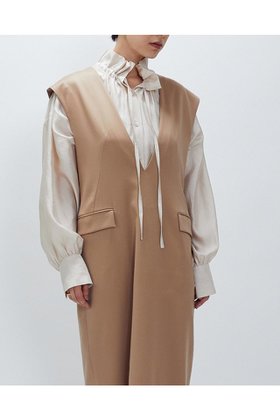 【プルミエ アロンディスモン/1er Arrondissement】 ニュアンスブラウス人気、トレンドファッション・服の通販 founy(ファニー) ファッション Fashion レディースファッション Fashion for Women トップス・カットソー Cut & Sew Tops シャツ・ブラウス・オフィスカジュアル Elegant Blouses & Button-Ups エアリー Airy Texture ギャザー Gathered, Ruffled スリーブ Sleeve, Long Sleeve / Short Sleeve リラックス Relax, Relaxed Fit ロング Long, Long-Length ワッシャー Washer, Crinkled Finish エレガント 上品 Elegant 再入荷 Restock / Back in Stock |ID:prp329100004703588