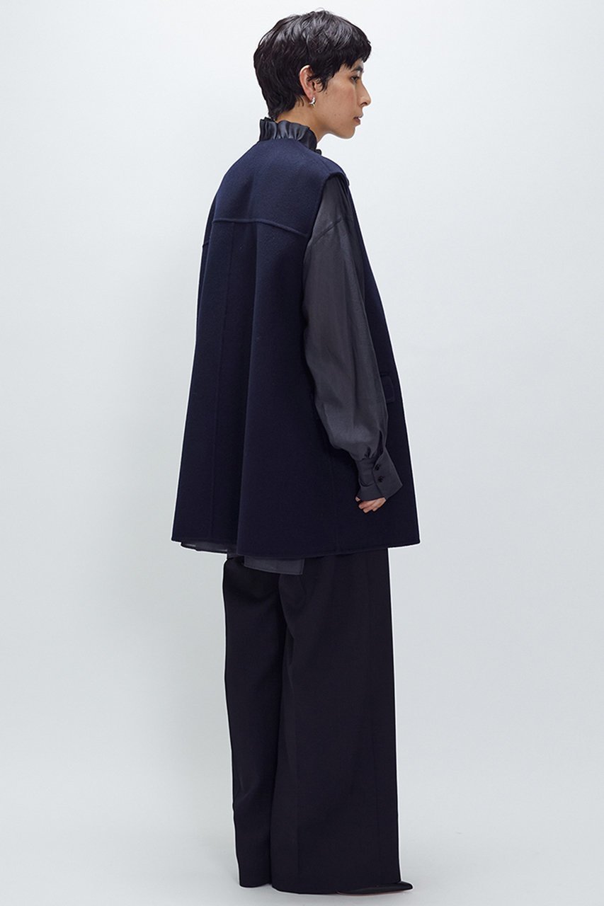【プルミエ アロンディスモン/1er Arrondissement】のニュアンスブラウス 人気、トレンドファッション・服の通販 founy(ファニー) 　ファッション　Fashion　レディースファッション　Fashion for Women　トップス・カットソー　Cut & Sew Tops　シャツ・ブラウス・オフィスカジュアル　Elegant Blouses & Button-Ups　エアリー　Airy Texture　ギャザー　Gathered, Ruffled　スリーブ　Sleeve, Long Sleeve / Short Sleeve　リラックス　Relax, Relaxed Fit　ロング　Long, Long-Length　ワッシャー　Washer, Crinkled Finish　エレガント 上品　Elegant　再入荷　Restock / Back in Stock　other-6|ID: prp329100004703588 ipo3291000000033965549
