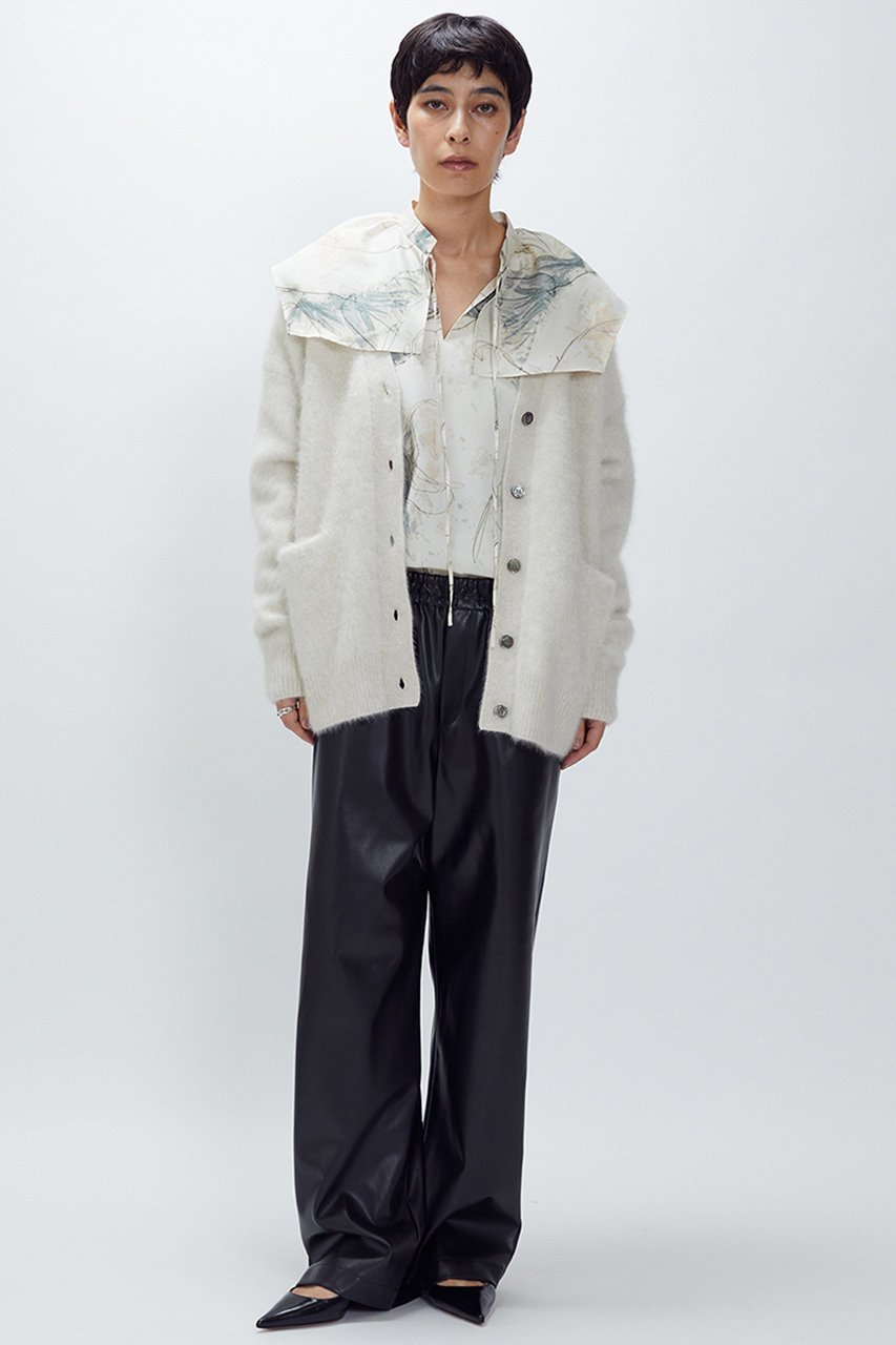 【プルミエ アロンディスモン/1er Arrondissement】のフェイクレザーパンツ 人気、トレンドファッション・服の通販 founy(ファニー) ファッション Fashion レディースファッション Fashion for Women パンツ Pants & Trousers ストレート Straight, Straight Cut スピンドル Spindle, Drawcord フェイクレザー Faux Leather, PU Leather リラックス Relax, Relaxed Fit 再入荷 Restock / Back in Stock other-3|ID: prp329100004703590 ipo3291000000035903402