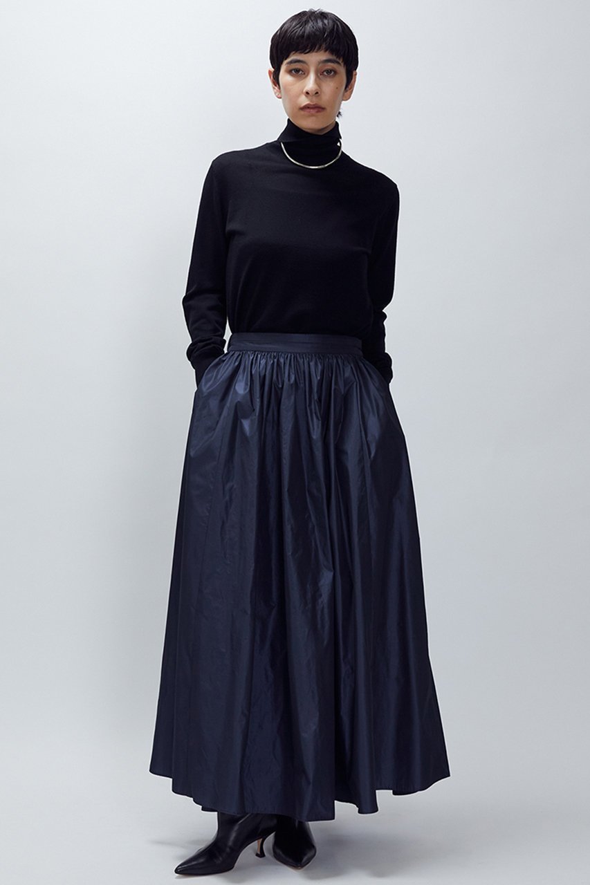 【プルミエ アロンディスモン/1er Arrondissement】のタフタスカート 人気、トレンドファッション・服の通販 founy(ファニー) 　ファッション　Fashion　レディースファッション　Fashion for Women　スカート　Skirts　ロングスカート　Long Skirts / Maxi & Midi Skirts　ギャザー　Gathered, Ruffled　シルク　Silk, 100% Silk　タフタ　Taffeta, Structured Fabric　ロング　Long, Long-Length　エレガント 上品　Elegant　再入荷　Restock / Back in Stock　other-4|ID: prp329100004703591 ipo3291000000035504443