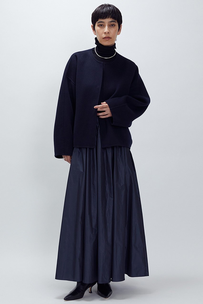 【プルミエ アロンディスモン/1er Arrondissement】のタフタスカート 人気、トレンドファッション・服の通販 founy(ファニー) 　ファッション　Fashion　レディースファッション　Fashion for Women　スカート　Skirts　ロングスカート　Long Skirts / Maxi & Midi Skirts　ギャザー　Gathered, Ruffled　シルク　Silk, 100% Silk　タフタ　Taffeta, Structured Fabric　ロング　Long, Long-Length　エレガント 上品　Elegant　再入荷　Restock / Back in Stock　other-5|ID: prp329100004703591 ipo3291000000035504444