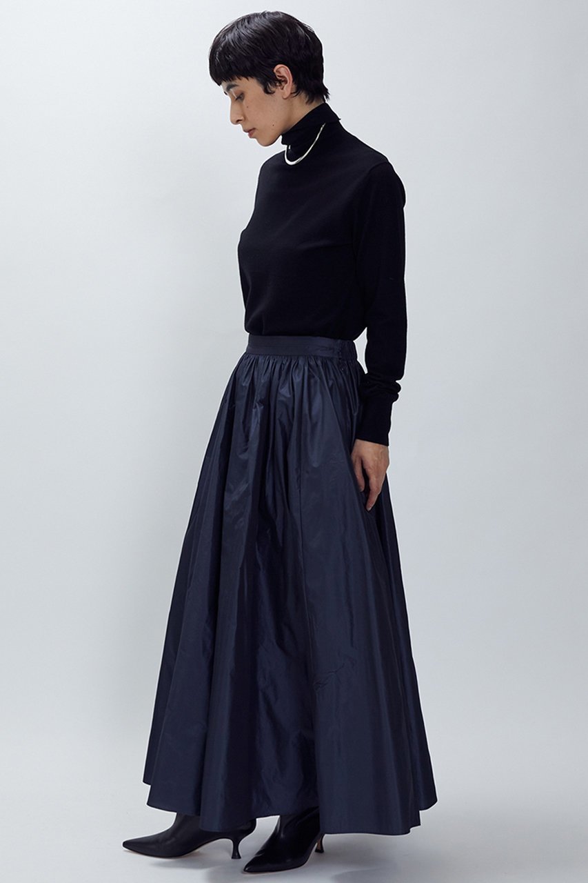 【プルミエ アロンディスモン/1er Arrondissement】のタフタスカート 人気、トレンドファッション・服の通販 founy(ファニー) 　ファッション　Fashion　レディースファッション　Fashion for Women　スカート　Skirts　ロングスカート　Long Skirts / Maxi & Midi Skirts　ギャザー　Gathered, Ruffled　シルク　Silk, 100% Silk　タフタ　Taffeta, Structured Fabric　ロング　Long, Long-Length　エレガント 上品　Elegant　再入荷　Restock / Back in Stock　other-7|ID: prp329100004703591 ipo3291000000035504447