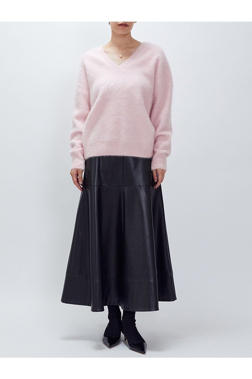 【プルミエ アロンディスモン/1er Arrondissement】のフェイクレザースカート 人気、トレンドファッション・服の通販 founy(ファニー) 　ファッション　Fashion　レディースファッション　Fashion for Women　スカート　Skirts　ロングスカート　Long Skirts / Maxi & Midi Skirts　フェイクレザー　Faux Leather, PU Leather　フレア　Flare, Flared　ブルゾン　Blouson, Bomber Jacket　ロング　Long, Long-Length　新作・新入荷　New Arrivals / New In　other-5|ID: prp329100004703592 ipo3291000000033965581
