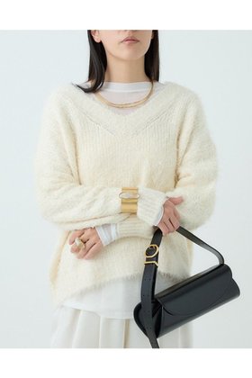 【カオス/Chaos】 シルファーVネックニット人気、トレンドファッション・服の通販 founy(ファニー) ファッション Fashion レディースファッション Fashion for Women トップス・カットソー Cut & Sew Tops ニット Knit Tops & Sweaters カジュアルプルオーバー・ニットトップス Pullovers & Knit Tops / Casual Pullovers Vネックトップス V-Neck Tops / V-Cut Neckline Shirts おすすめ Recommended / Our Picks シルク Silk, 100% Silk シンプル Simple, Minimal ループ Loop, Loop Knit 新作・新入荷 New Arrivals / New In 秋 Autumn |ID:prp329100004703595