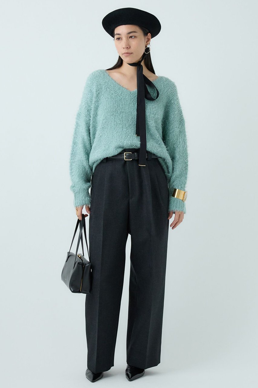 【カオス/Chaos】のシルファーVネックニット 人気、トレンドファッション・服の通販 founy(ファニー) 　ファッション　Fashion　レディースファッション　Fashion for Women　トップス・カットソー　Cut & Sew Tops　ニット　Knit Tops & Sweaters　カジュアルプルオーバー・ニットトップス　Pullovers & Knit Tops / Casual Pullovers　Vネックトップス　V-Neck Tops / V-Cut Neckline Shirts　おすすめ　Recommended / Our Picks　シルク　Silk, 100% Silk　シンプル　Simple, Minimal　ループ　Loop, Loop Knit　新作・新入荷　New Arrivals / New In　秋　Autumn　other-2|ID: prp329100004703595 ipo3291000000033965607