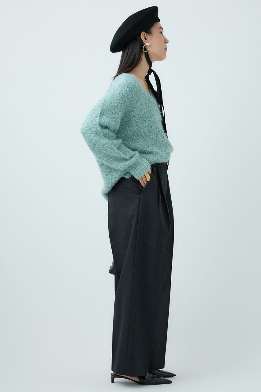 【カオス/Chaos】のシルファーVネックニット 人気、トレンドファッション・服の通販 founy(ファニー) 　ファッション　Fashion　レディースファッション　Fashion for Women　トップス・カットソー　Cut & Sew Tops　ニット　Knit Tops & Sweaters　カジュアルプルオーバー・ニットトップス　Pullovers & Knit Tops / Casual Pullovers　Vネックトップス　V-Neck Tops / V-Cut Neckline Shirts　おすすめ　Recommended / Our Picks　シルク　Silk, 100% Silk　シンプル　Simple, Minimal　ループ　Loop, Loop Knit　新作・新入荷　New Arrivals / New In　秋　Autumn　other-3|ID: prp329100004703595 ipo3291000000033965608