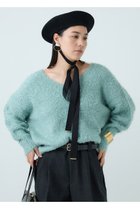 【カオス/Chaos】のシルファーVネックニット ミント|ID: prp329100004703595 ipo3291000000035903416