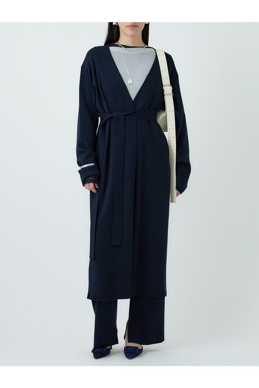【カオス/Chaos】のシエラウールロングニットカーディガン インテリア・キッズ・メンズ・レディースファッション・服の通販 founy(ファニー) 　ファッション　Fashion　レディースファッション　Fashion for Women　トップス・カットソー　Cut & Sew Tops　ニット　Knit Tops & Sweaters　カーディガン・羽織り　Layered Style Cardigans　おすすめ　Recommended / Our Picks　インナー　Innerwear　カーディガン　Cardigan, Knitwear　ロング　Long, Long-Length　定番　Standard, Basic Item　新作・新入荷　New Arrivals / New In　ネイビー|ID: prp329100004703596 ipo3291000000033965616
