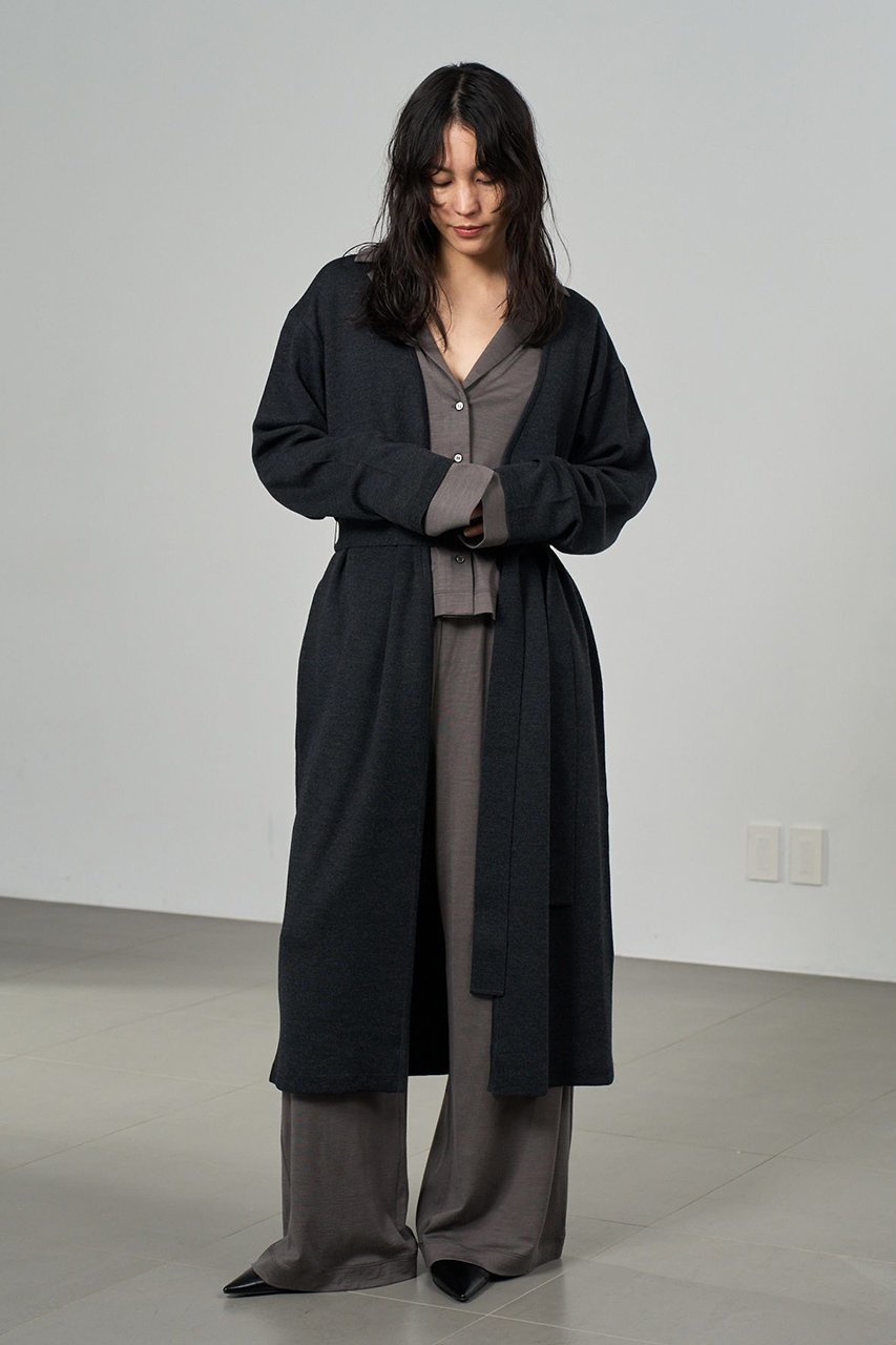 【カオス/Chaos】のシエラウールロングニットカーディガン 人気、トレンドファッション・服の通販 founy(ファニー) 　ファッション　Fashion　レディースファッション　Fashion for Women　トップス・カットソー　Cut & Sew Tops　ニット　Knit Tops & Sweaters　カーディガン・羽織り　Layered Style Cardigans　おすすめ　Recommended / Our Picks　インナー　Innerwear　カーディガン　Cardigan, Knitwear　ロング　Long, Long-Length　再入荷　Restock / Back in Stock　定番　Standard, Basic Item　other-7|ID: prp329100004703596 ipo3291000000035504455