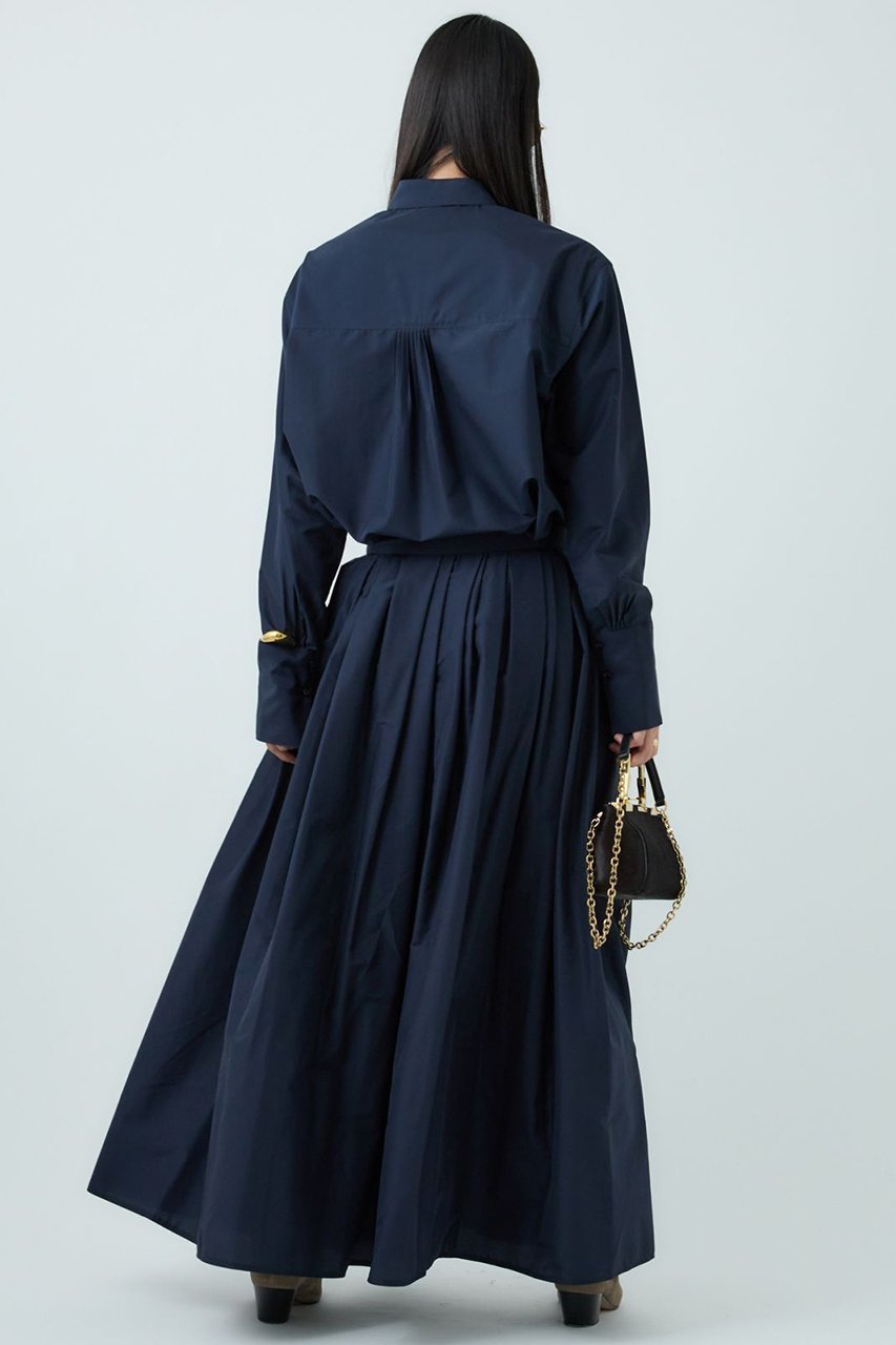 【カオス/Chaos】のラウノシャツブラウス 人気、トレンドファッション・服の通販 founy(ファニー) 　ファッション　Fashion　レディースファッション　Fashion for Women　トップス・カットソー　Cut & Sew Tops　シャツ・ブラウス・オフィスカジュアル　Elegant Blouses & Button-Ups　インナー　Innerwear　スリーブ　Sleeve, Long Sleeve / Short Sleeve　センター　Center, Center Line　タイプライター　Typewriter Fabric, Crisp Cotton　タフタ　Taffeta, Structured Fabric　ボトム　Bottoms, Lower Wear　ロング　Long, Long-Length　再入荷　Restock / Back in Stock　other-4|ID: prp329100004703597 ipo3291000000035563940