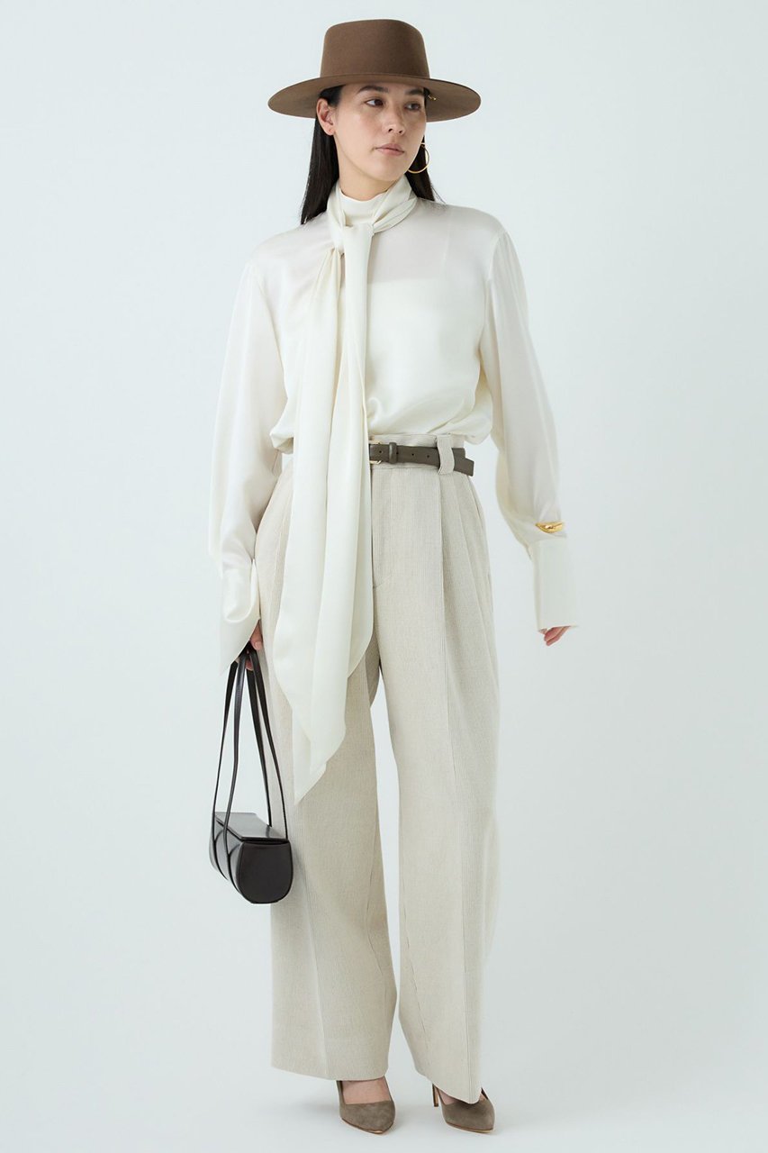 【カオス/Chaos】のイレーネブラウス 人気、トレンドファッション・服の通販 founy(ファニー) 　ファッション　Fashion　レディースファッション　Fashion for Women　トップス・カットソー　Cut & Sew Tops　シャツ・ブラウス・オフィスカジュアル　Elegant Blouses & Button-Ups　インナー　Innerwear　エレガント 上品　Elegant　カフス　Cuff Design　クラシック　Classic, Timeless Style　サテン　Satin, Glossy Fabric　ショルダー　Shoulder, Shoulder Strap　シルク　Silk, 100% Silk　ジャケット　Jacket, Outerwear　スタンド　Stand Collar, Upright Stand　スリーブ　Sleeve, Long Sleeve / Short Sleeve　ドレス　Dress, One-Piece　ドレープ　Drape, Draping Fabric　ドロップ　Drop Shoulder, Dropped Style　マニッシュ　Mannish, Boyish　ロング　Long, Long-Length　新作・新入荷　New Arrivals / New In　other-2|ID: prp329100004703598 ipo3291000000033965637