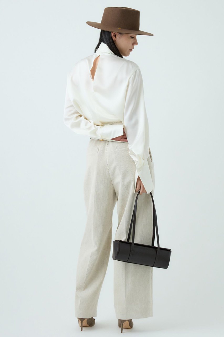 【カオス/Chaos】のイレーネブラウス 人気、トレンドファッション・服の通販 founy(ファニー) 　ファッション　Fashion　レディースファッション　Fashion for Women　トップス・カットソー　Cut & Sew Tops　シャツ・ブラウス・オフィスカジュアル　Elegant Blouses & Button-Ups　インナー　Innerwear　エレガント 上品　Elegant　カフス　Cuff Design　クラシック　Classic, Timeless Style　サテン　Satin, Glossy Fabric　ショルダー　Shoulder, Shoulder Strap　シルク　Silk, 100% Silk　ジャケット　Jacket, Outerwear　スタンド　Stand Collar, Upright Stand　スリーブ　Sleeve, Long Sleeve / Short Sleeve　ドレス　Dress, One-Piece　ドレープ　Drape, Draping Fabric　ドロップ　Drop Shoulder, Dropped Style　マニッシュ　Mannish, Boyish　ロング　Long, Long-Length　新作・新入荷　New Arrivals / New In　other-4|ID: prp329100004703598 ipo3291000000033965639